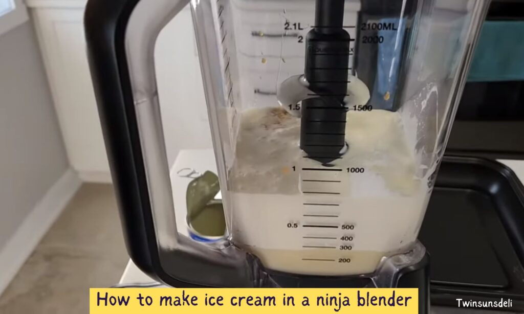 How to make ice cream in a ninja blender