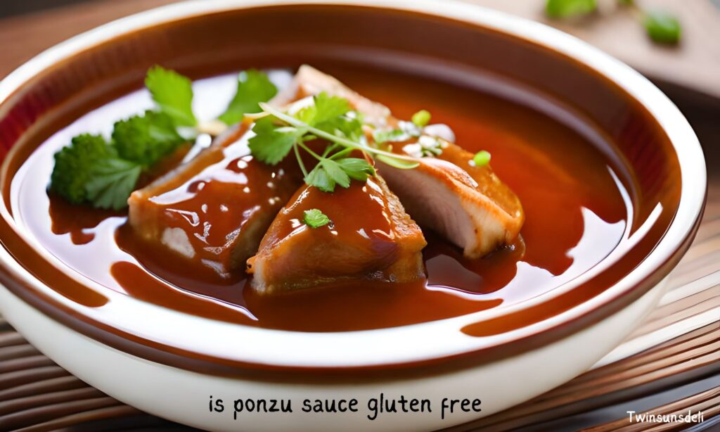 Is ponzu sauce gluten free