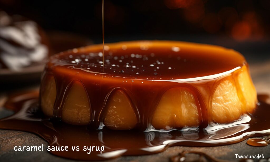 caramel sauce vs syrup