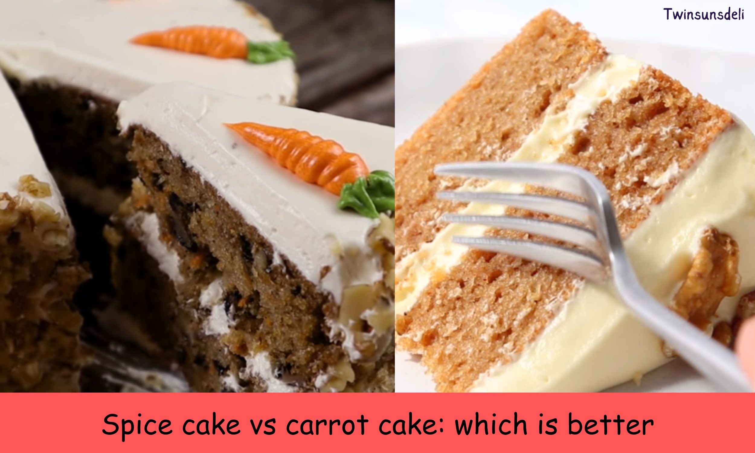 Spice cake vs carrot cake