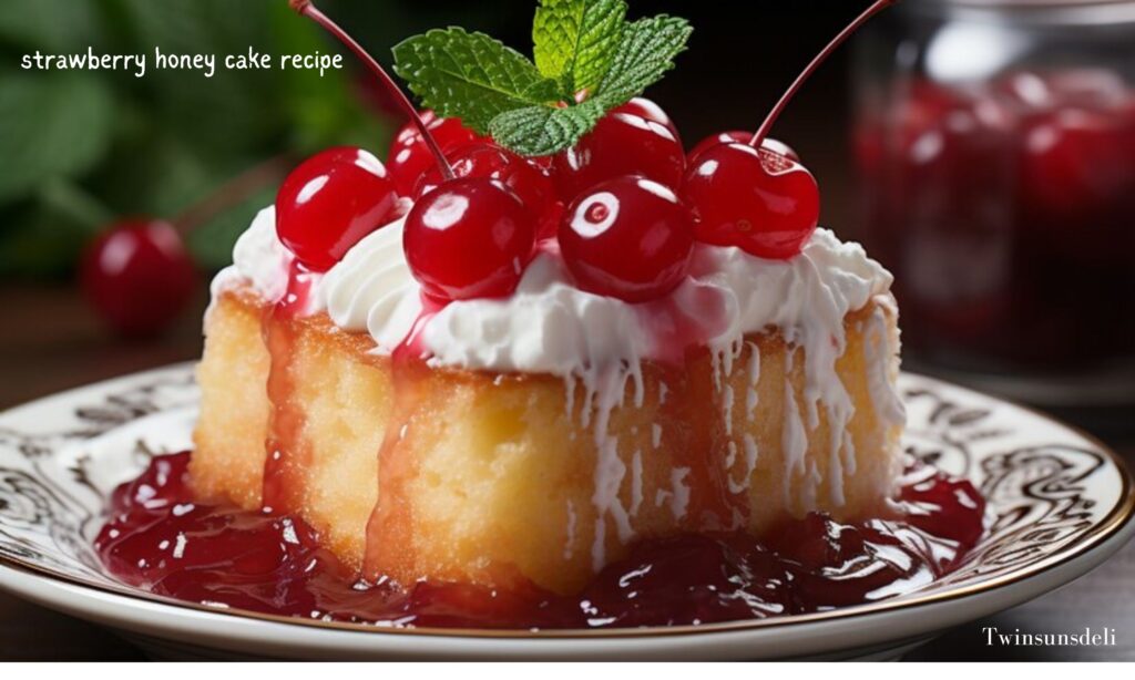Strawberry honey cake recipe