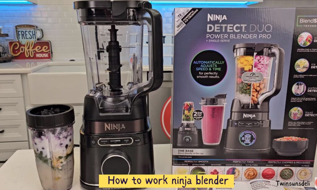 how to work ninja blender