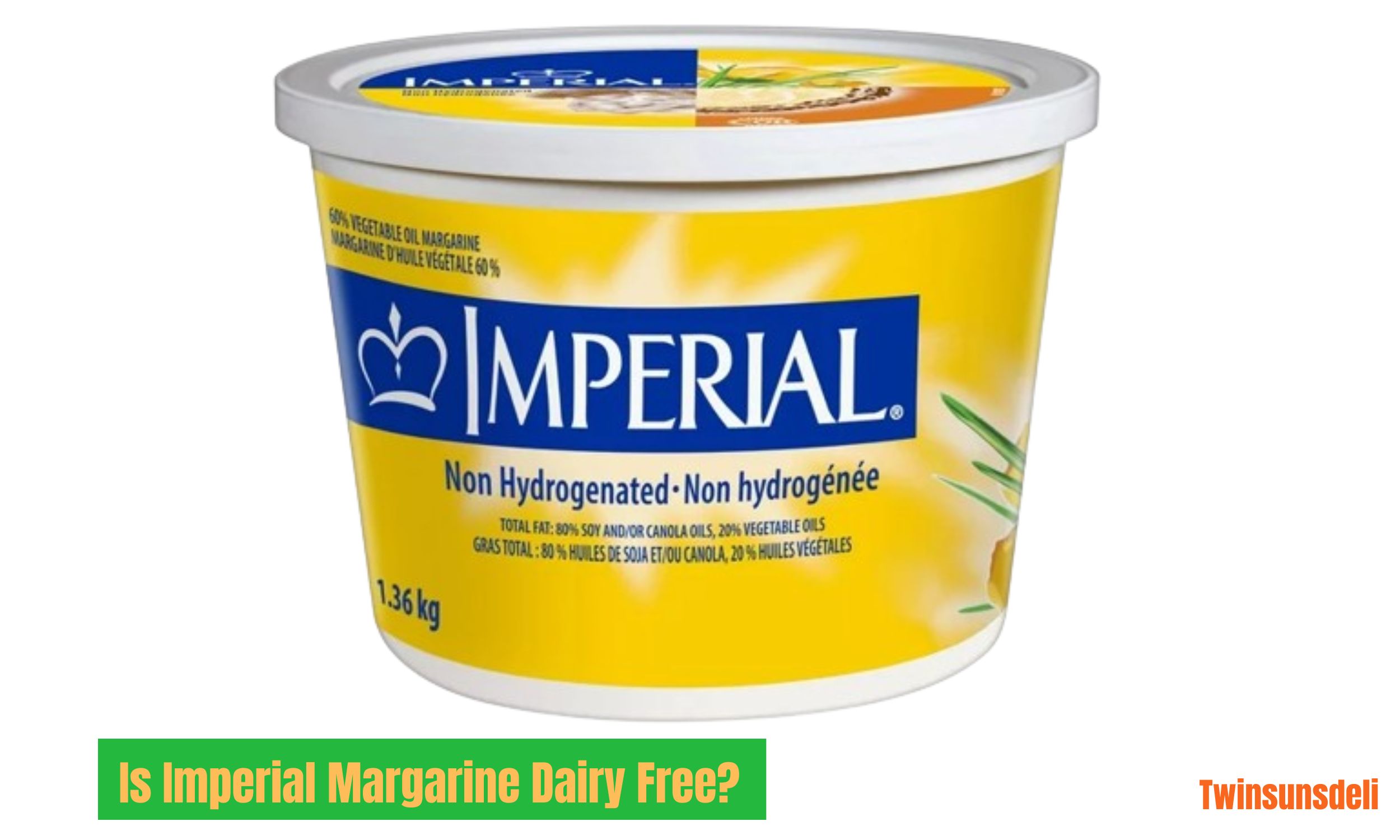 Is Imperial Margarine Dairy Free?