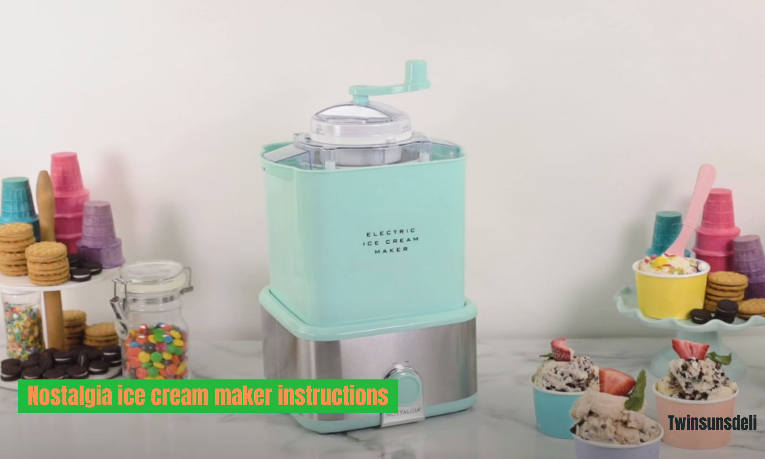 Nostalgia ice cream maker instructions