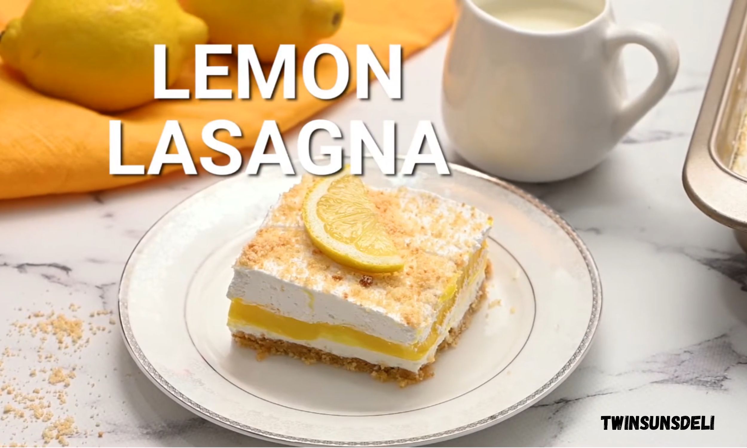 Lemon lasagna recipe